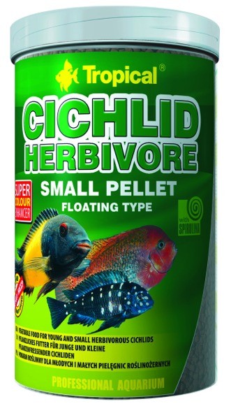 TROPICAL Cichl.Herbivore S Pellet 5L / 1,8kg