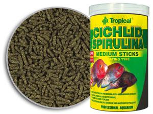 Tropical Cichlid Spirulina Medium Sticks 10l