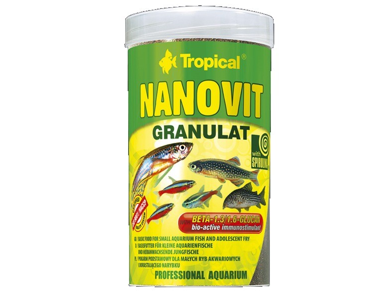 TROPICAL Nanovit granulát 3L/2,1kg