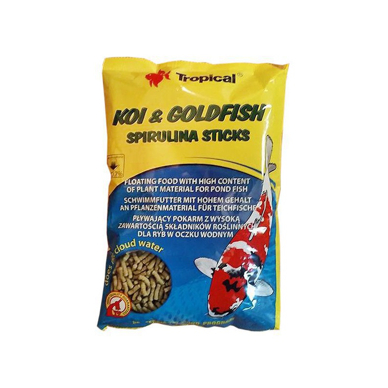 Tropical Koi & Goldfish spirulina sticks 1 l