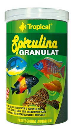 Tropical Spirulina Granulat tin 1000 ml/440g