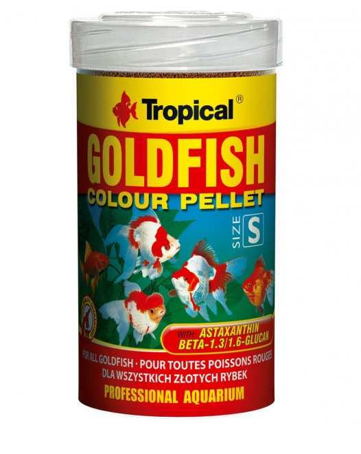 TROPICAL Goldfish Colour Pellet S 100ml/45g