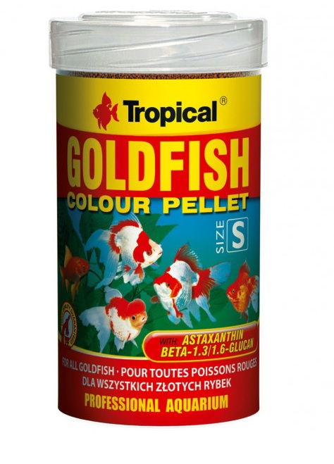 TROPICAL Goldfish Colour Pellet S 250ml/110g
