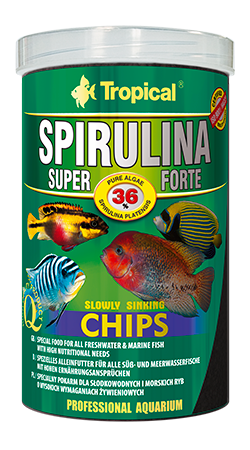 Tropical Super Spirulina Forte Chips 250ml/130g