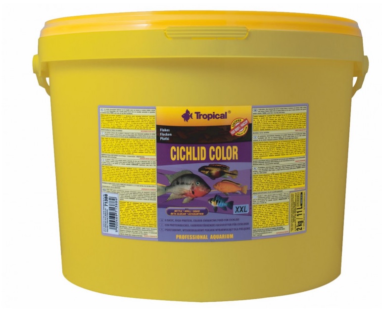 TROPICAL Cichlid colour flake 11L/2kg XXL