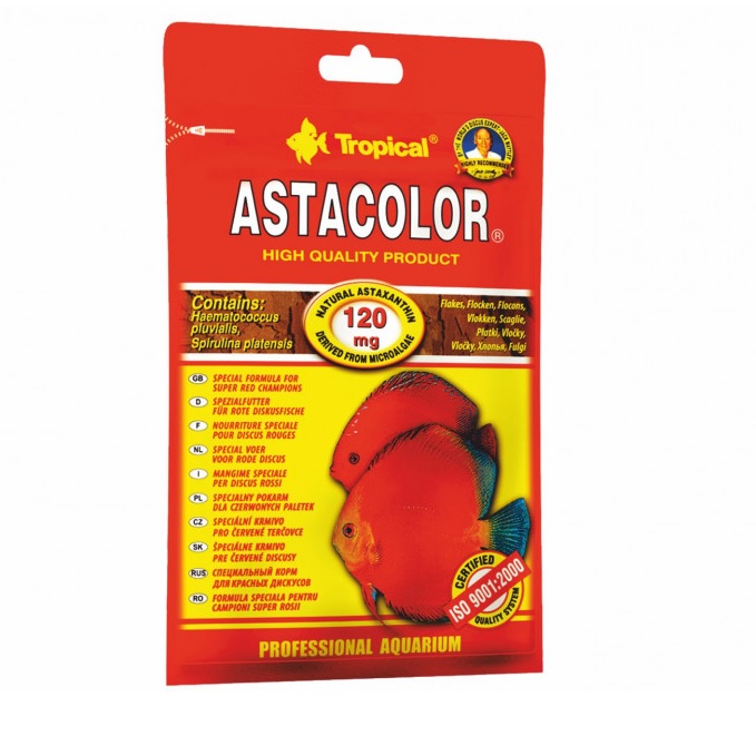 TROPICAL Discus Astacolor 12g vybarvení sáček