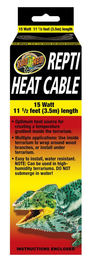 Zoo Med topný kabel Repti Heat 15W 3,5m