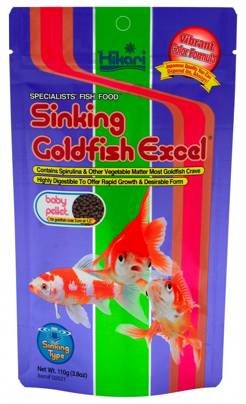 HIKARI SINKING GOLDFISH EXCEL 110G