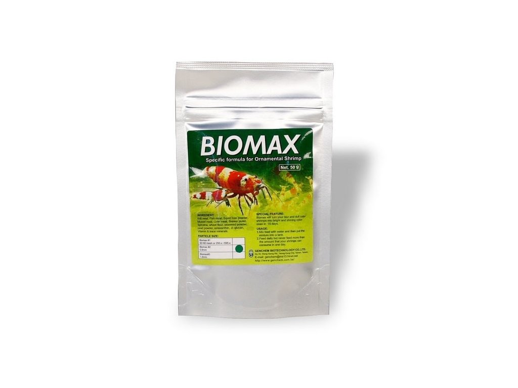 Biomax krmivo pro krevety - Genchem