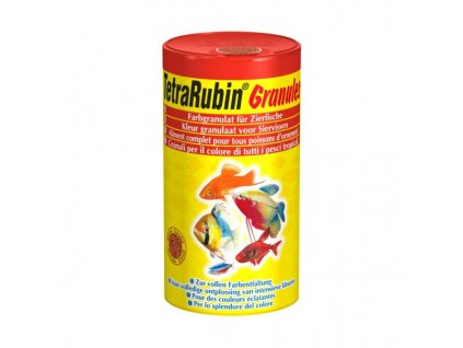 Tetra Rubin Granules 250ml  podporuje vyfarbenie rýb