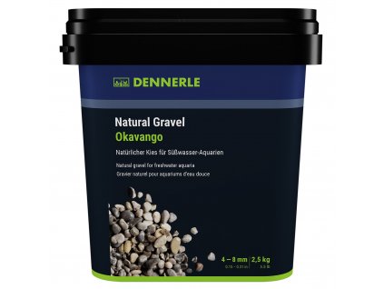 dennerle natural gravel okavango 4 8 mm 25 kg