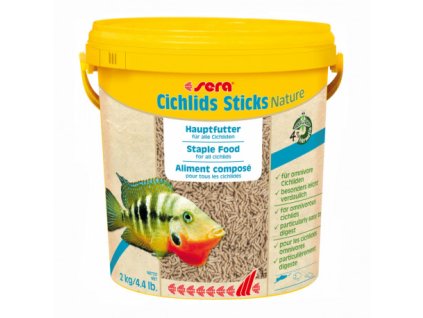 sera cichlid sticks nature 2kg 10l