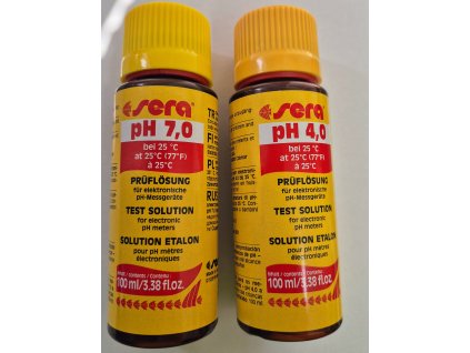 Sera kalibračný roztok pH 4.0 + 7.0 – SET 2×100 ml