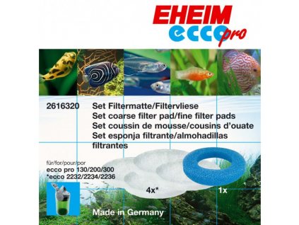 EHEIM ecco pro 2032/2034/2036 - set filtračných médií