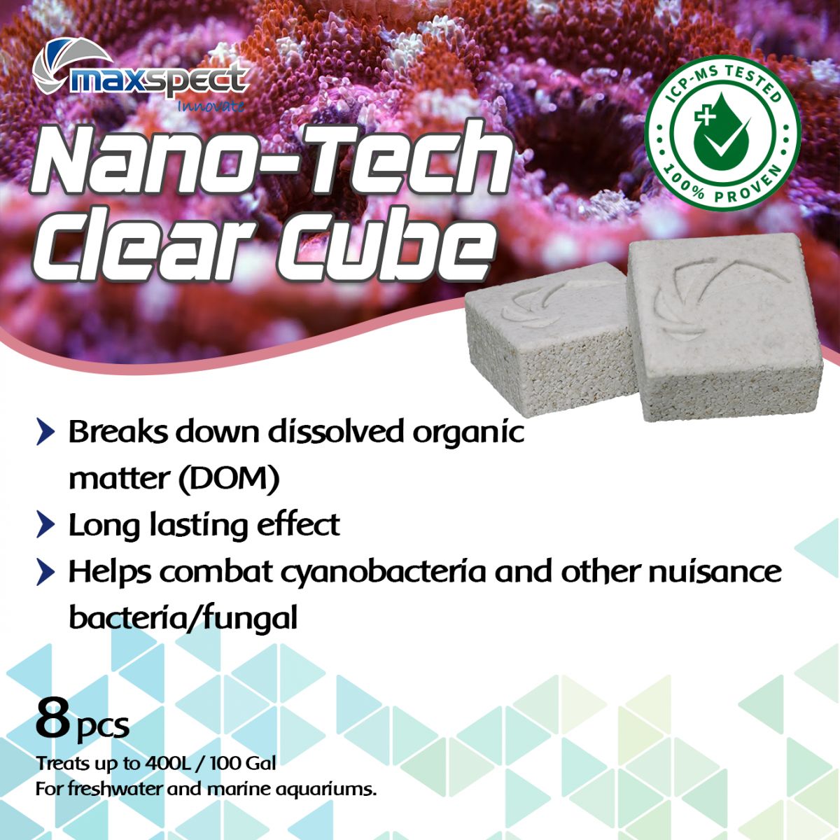 Nano Tech Clear Cube 8ks