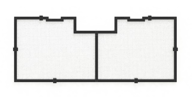 Tank Net Screen 36"/90cm (incl. 1 Universal cut out)