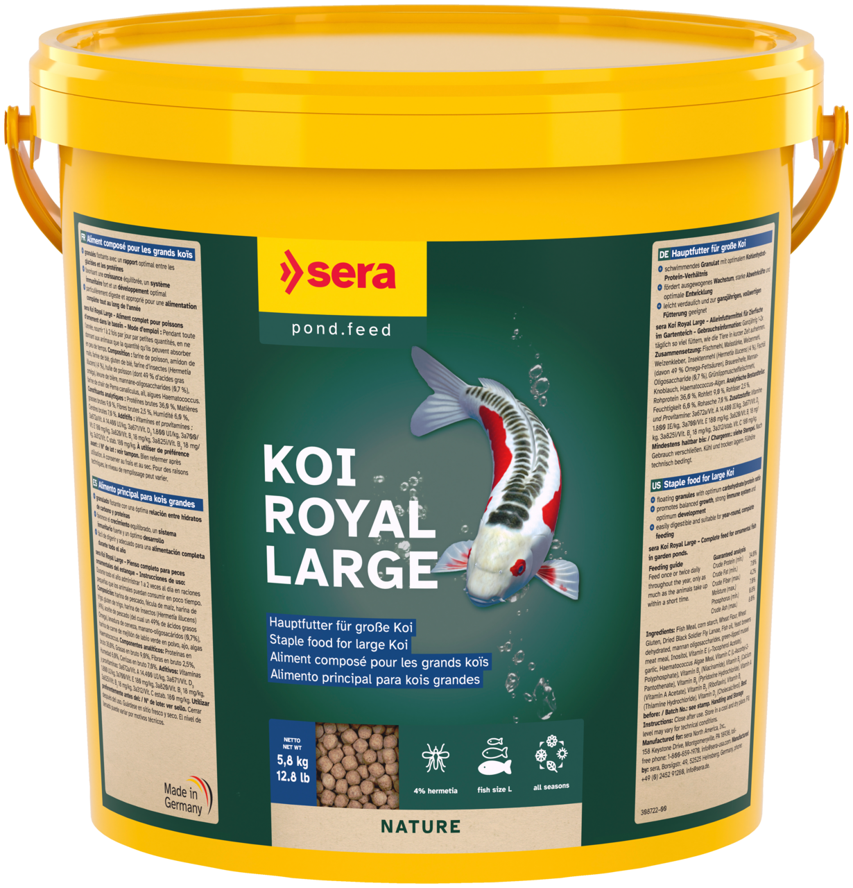 Sera Koi Royal Large 21L