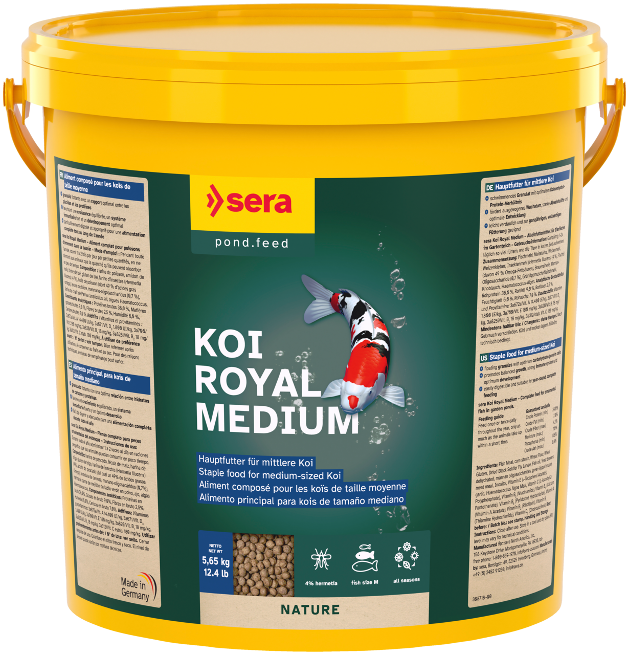 Sera Koi Royal Medium 21L
