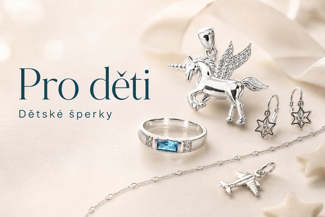 Dětské šperky – Akvamarín-klenoty