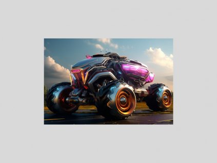 Neonová síla na čtyřech kolech