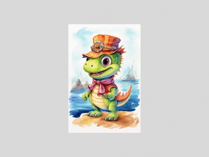 Dinosaurus Pirát u Moře