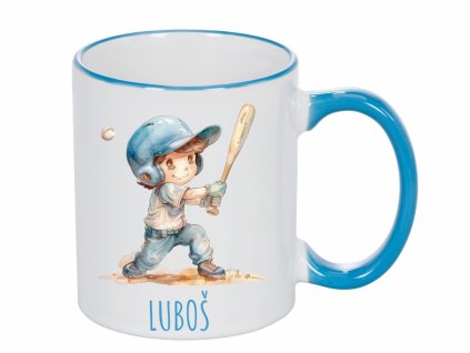 Hráč Baseballu Světlemodrý