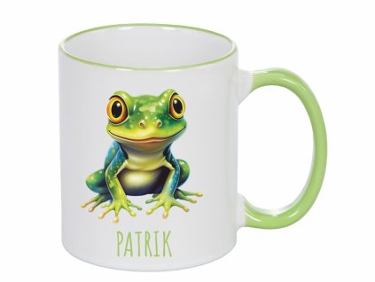 Realistická žabička Světlezelený