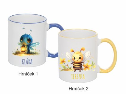 Můra+Včelka Sady hrníčků 2x