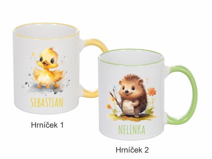 Kačatko+Ježeček Sady hrníčků 2x