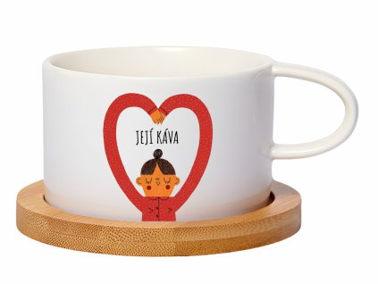 Její káva