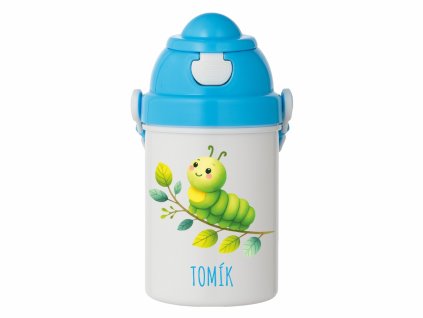 Dětská láhev 400 ml – Housenka na větvi
