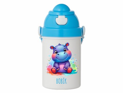 Dětská láhev 400 ml – Hrošík