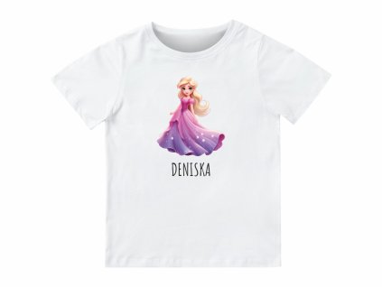 Dětské tričko se jménem – Kouzelná princezna