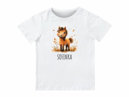 Dětské tričko se jménem – Kůň