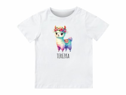 Dětské tričko se jménem – Lama