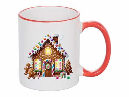 Perníčkový domeček červený