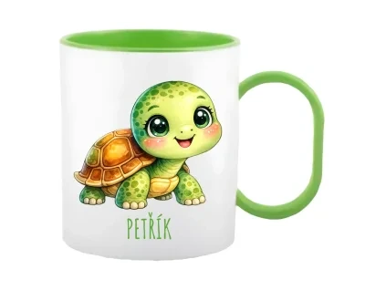 zelvicka plast hrnek zeleny