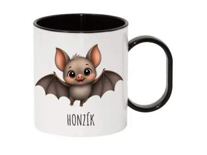 netopyr plast hrnek cerny
