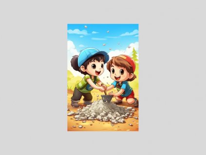 Dětská Akvarelová Stavba