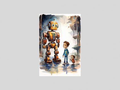 Robotický Společník a Jeho Mladí Přátelé