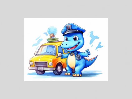 Dinosaurus policista s vozem