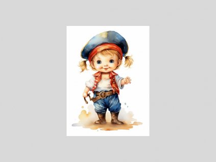 Akvarelová pirátka