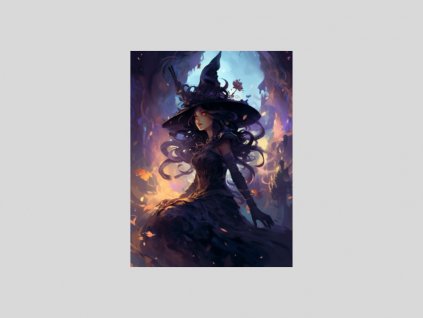 Akvarelová čarodějnice