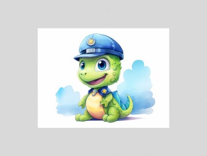 Policajtský dráček na hlídce