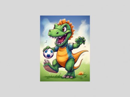 Fotbalový dráček v akci