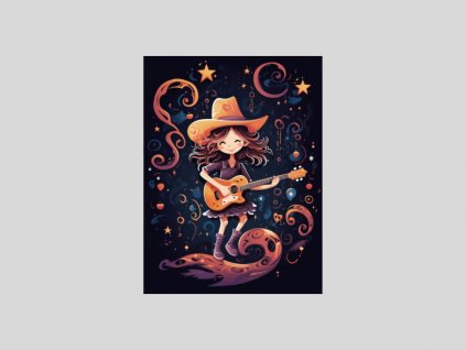 Kytaristka Kouzelnice Noci