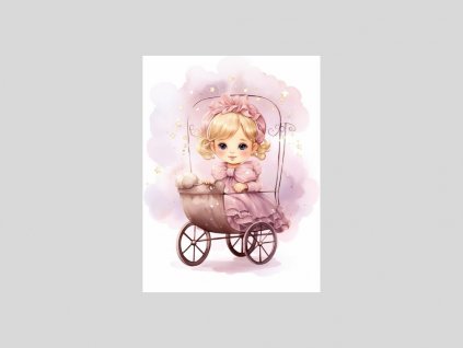 Dívka v Růžovém Kočárku