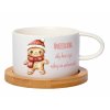 Hrnek makronka 200 ml – Perníčkový panáček