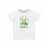 Dětské tričko se jménem – Žabička na leknínu a duha