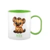 hyena plast hrnek zeleny